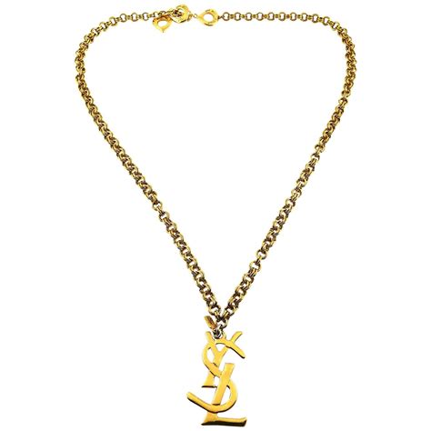 yves saint laurent pendant|ysl necklaces.